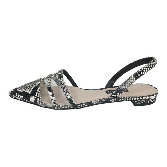 Nine West Available Faux Leather & Vinyl Womens Flats Size 7M - Picture 2 of 11